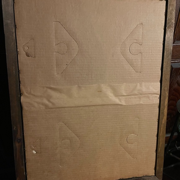 Vintage DISNEY Bambi Reverse Painted Glass Framed Poster - Picture 4 of 4